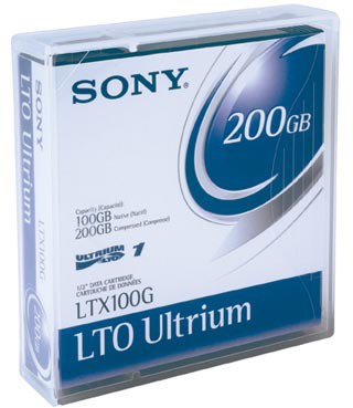 Sony LTX100G Ultrium LTO-1 Data Cartridge 